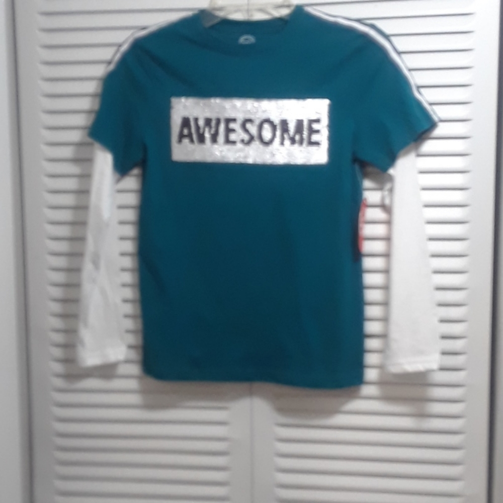 Size L (10/12) Long Sleeves Graphic Tee